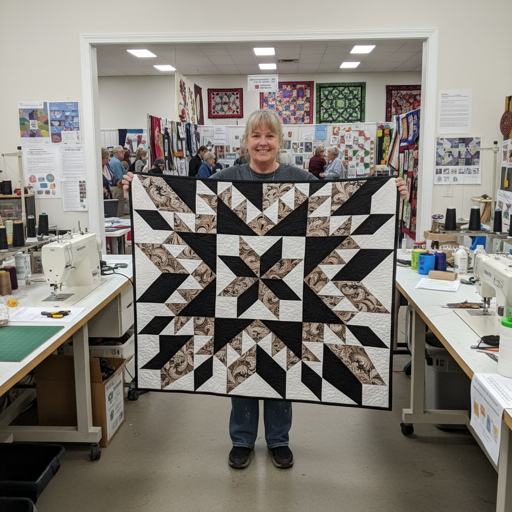 Midnight Compass Quilt Pattern