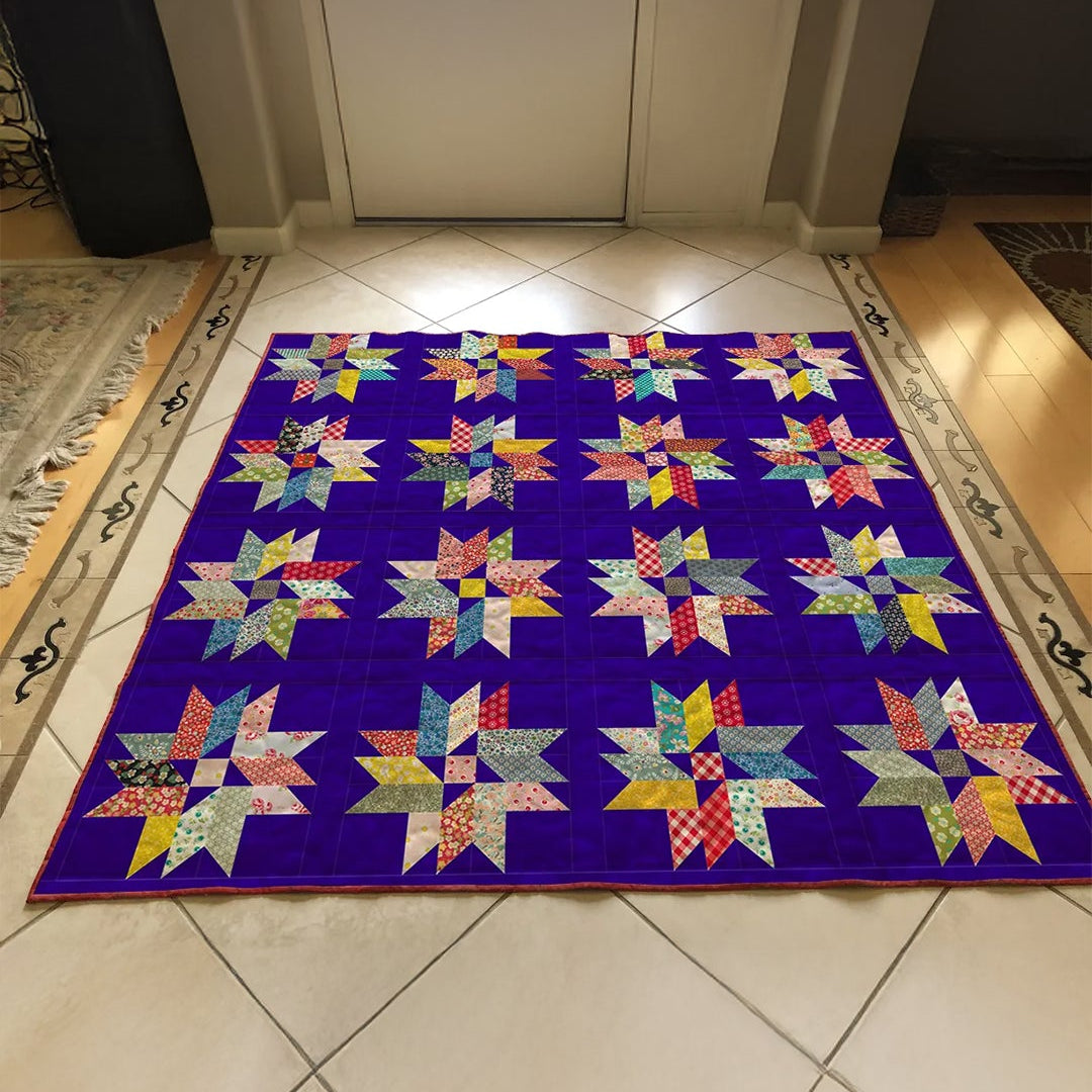 Scrappy Star Parade Quilt Pattern