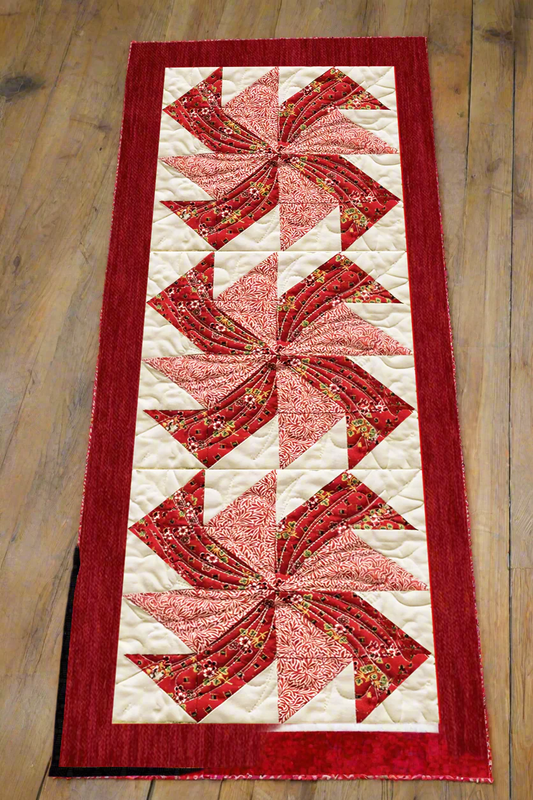 Candy Cane Twirl Quilt Pattern