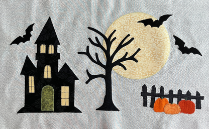 Haunted Manor Table Runner Pattern