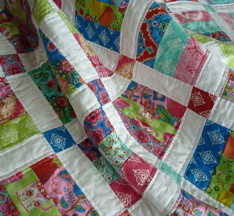 Patch Party Easy Quilt Pattern - 6 sizes baby to king