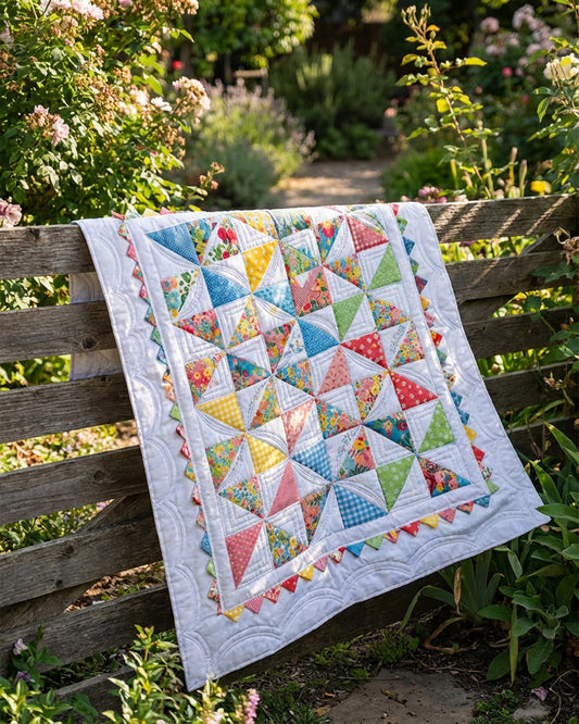 Pastel Pinwheel Parade Quilt Pattern
