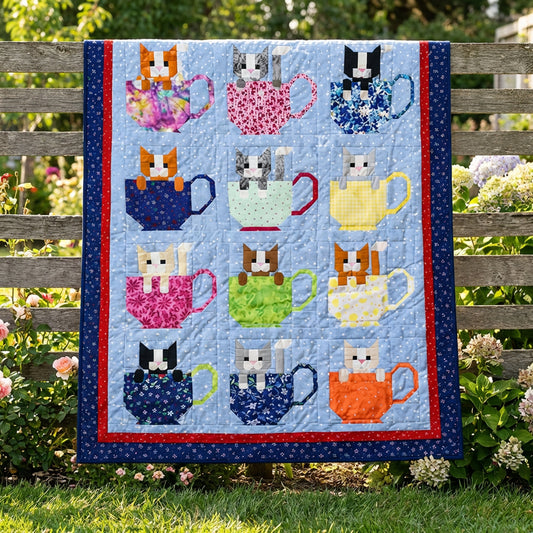 Purrfect Tea Time Quilt Pattern