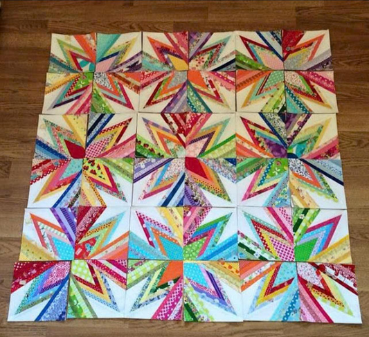 Radiant Shards Quilt Pattern | Beginner/Scrap-Friendly