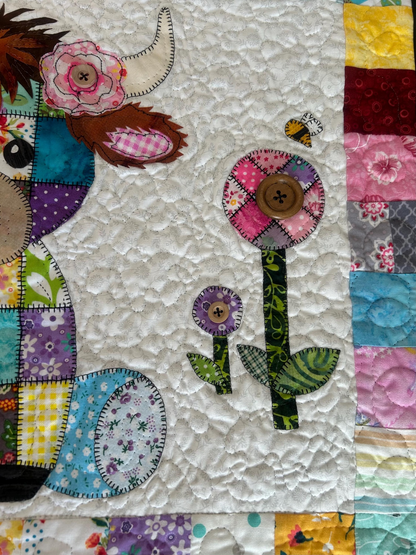 Moozie the Cow Patchwork Quilt Pattern