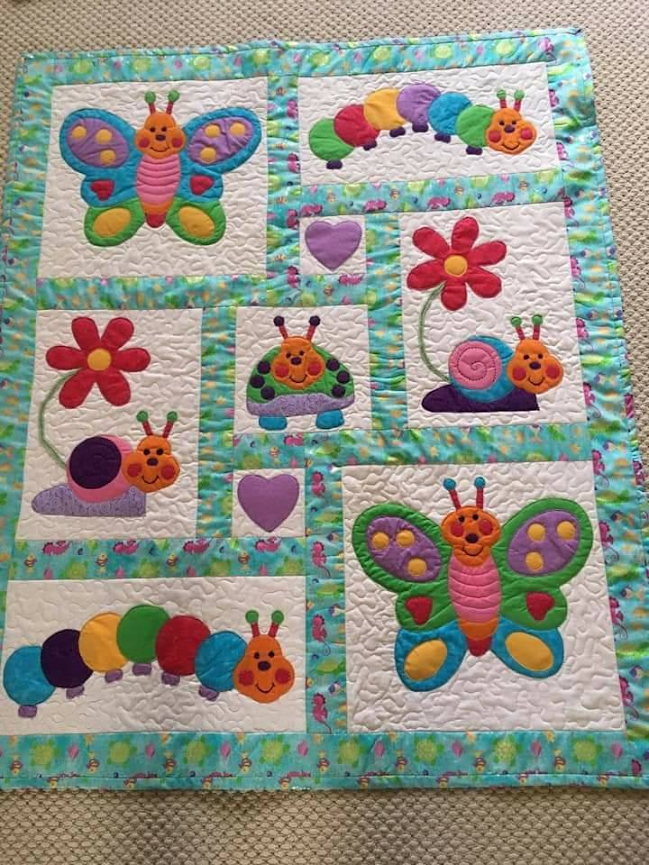 Bloom & Bugs!!! Quilt Pattern