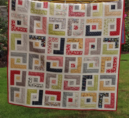 Patchwork Labyrinth Quilt Pattern