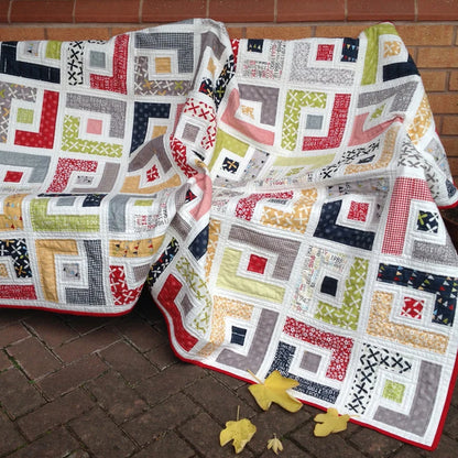 Patchwork Labyrinth Quilt Pattern