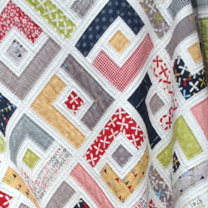 Patchwork Labyrinth Quilt Pattern