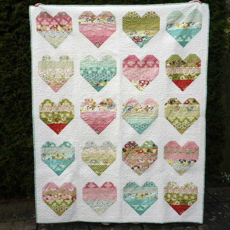 Heartstrings Pattern Heartstrings Quilt Pattern – Yarnova
