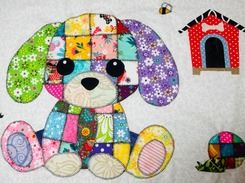 Patchwork Puppy Quilt Pattern