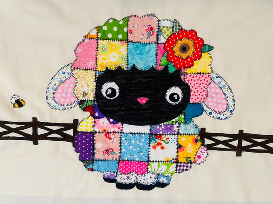 Patchwork Lamb Sheep Quilt Pattern