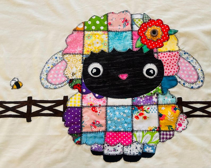 Patchwork Lamb Sheep Quilt Pattern