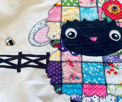 Patchwork Lamb Sheep Quilt Pattern