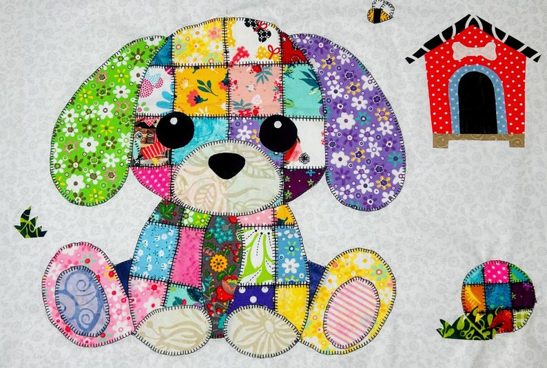 Patchwork Puppy Quilt Pattern