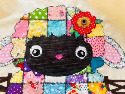 Patchwork Lamb Sheep Quilt Pattern