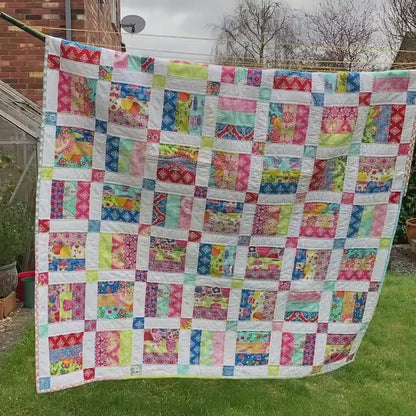 Patch Party Easy Quilt Pattern - 6 sizes baby to king