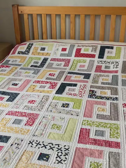 Patchwork Labyrinth Quilt Pattern